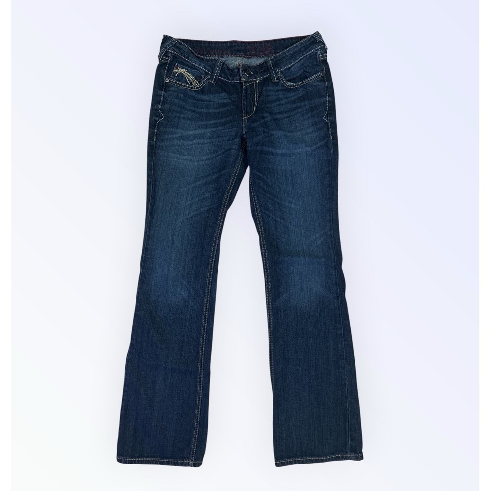 Ariat Denim Ruby Bootcut Jeans Sz‎ 30x32.5 Embroidered Button Pockets